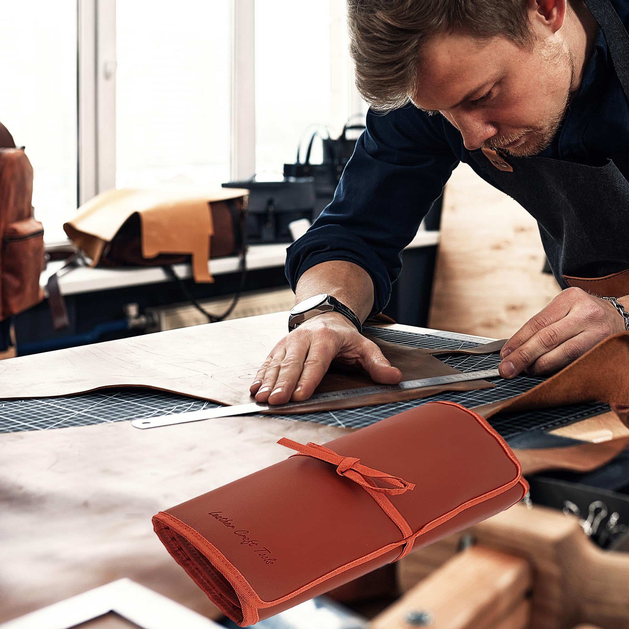 Amazon.com: Dorhui Leather Working Tools Kit with Custom Storage